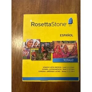 Rosetta Stone Espanol Spanish Latin America Level 1-4